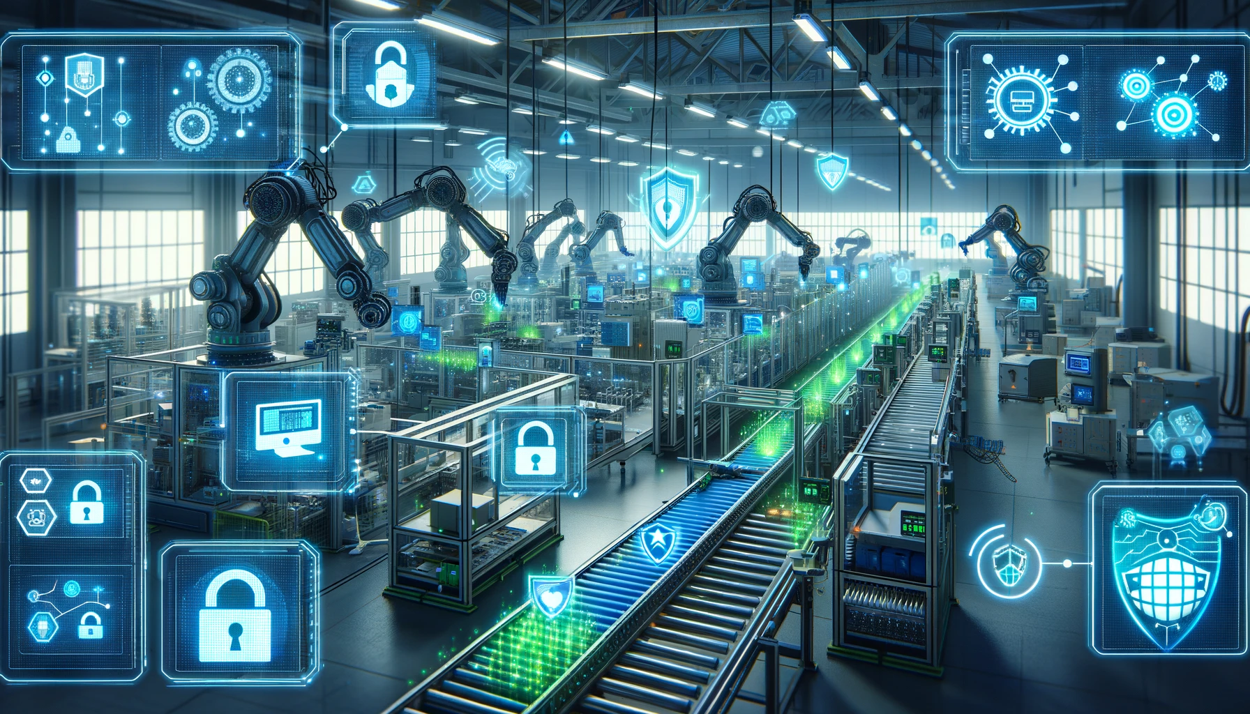 Visualization of the possible threats of cyberattacks in the production environment
