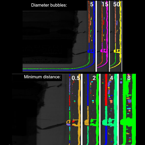 seal seam inspection bubbles detected