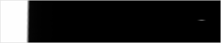 zoom of the hole detected by inspection system