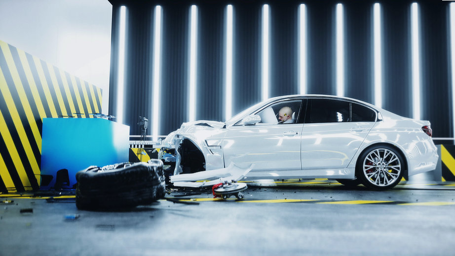 Prozessüberwachung Automotive, Beispiel Crashtest