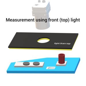 measurement using front light
