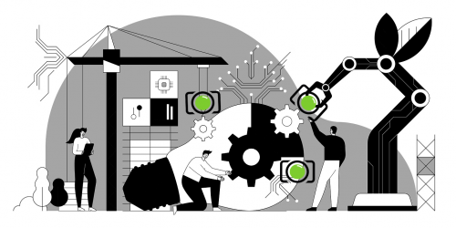 Illustration komplexe Bildverarbeitungsaufgabe