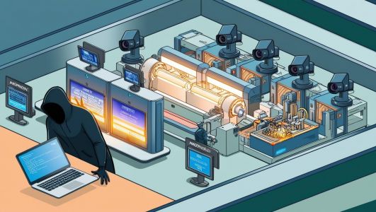 Cyberangriff auf Kameras in einem Produktionsumfeld