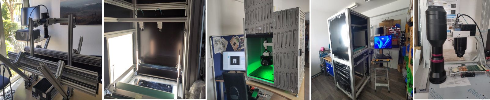 various machine vision applications