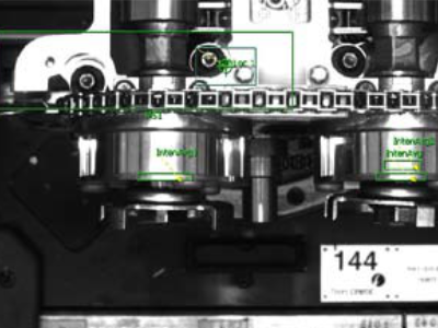 engine inspection using Sherlock vision software