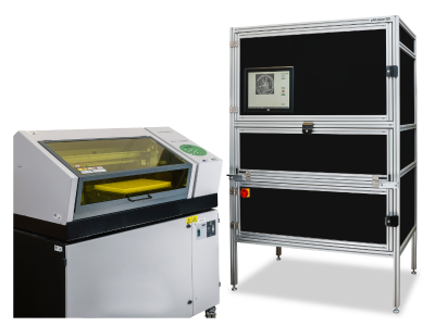 machine vision system for special coin printing