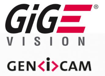 logos GigEVision and Genicam